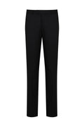 Regular Fit Side Pocket Low Waist Black Dress Pants