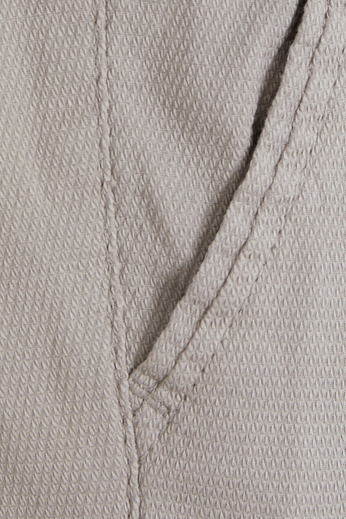Regular Fit Side Pocket Low Waist Unpleated Cotton White