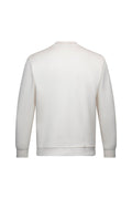 Regular Fit White Crewneck Sweatshirt