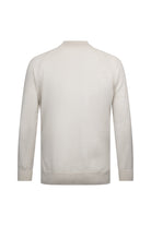 Regular Fit Wool Blend Beige Mock Neck Sweater - MIB