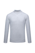 Regular Fit Wool Blend Gray Johnny Polo Sweater