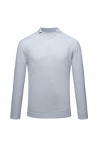 Regular Fit Wool Blend Gray Johnny Polo Sweater - SAYKI