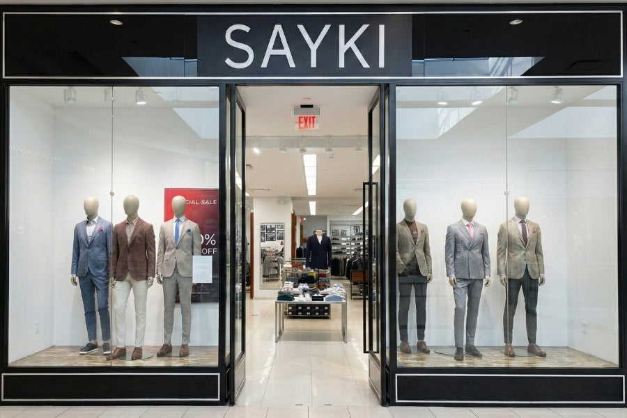 SAYKI Fashion Outlets of Chicago store entrance exterior in Rosemont, Illinois