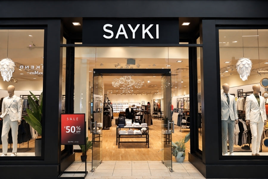 SAYKI Garden State Plaza store entrance in Paramus, New Jersey