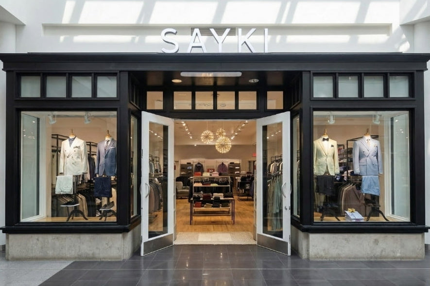 SAYKI Fashion Centre at Pentagon City store exterior entrance in Arlington, Virginia