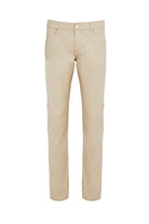 Slim Fit 5 Pocket Low Waist Beige Cotton Casual Pants - MIB