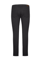 Slim Fit 5 Pocket Low Waist Dark Gray Cotton Casual Pants