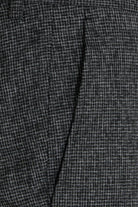 Slim Fit Black Side Pocket High Waist Dress Pants - SAYKI