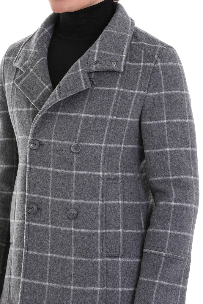 Slim Fit Cachet Carlo Double Breasted Wool Blend