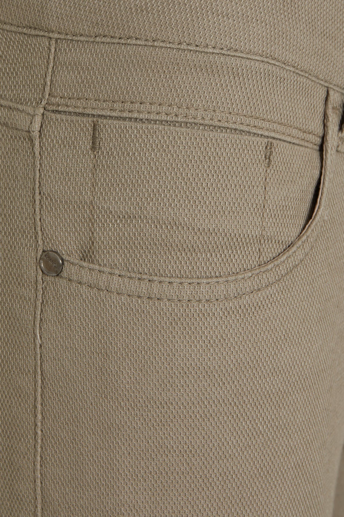 Slim Fit Cotton 5 Pocket Low Waist Khaki Casual Pants - MIB