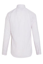 Slim Fit Long Sleeve Printed Cotton Brick Casual Shirt - MIB