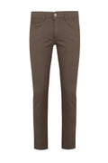 Slim Fit Mink Low Waist 5 Pocket Cotton Casual Pants