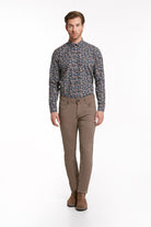 Slim Fit Mink Low Waist Cotton Casual Pants - MIB
