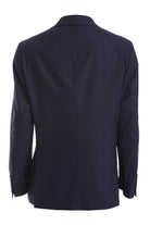 Slim Fit Notch Lapel Purple Casual Blazer - SAYKI