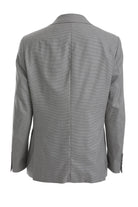 Slim Fit Notch Lapel Textured Beige Casual Blazer - SAYKI