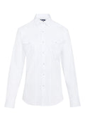 Slim Fit Plain Cotton White Casual Shirt
