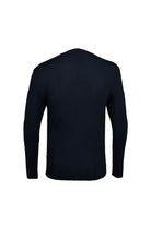 Slim Fit Rayon Navy Crewneck Sweater - MIB