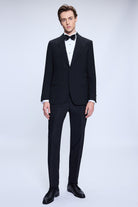 Slim Fit Release Shawl Lapel Black Classic Tuxedo Suit