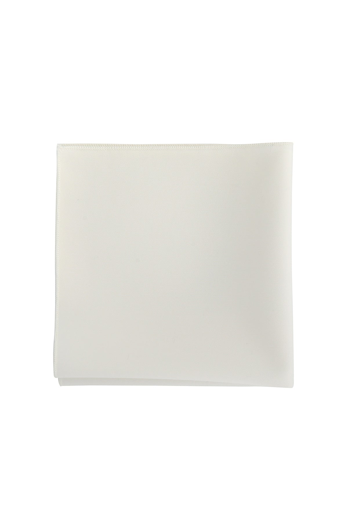 Solid White Tuxedo Pocket Square - MIB