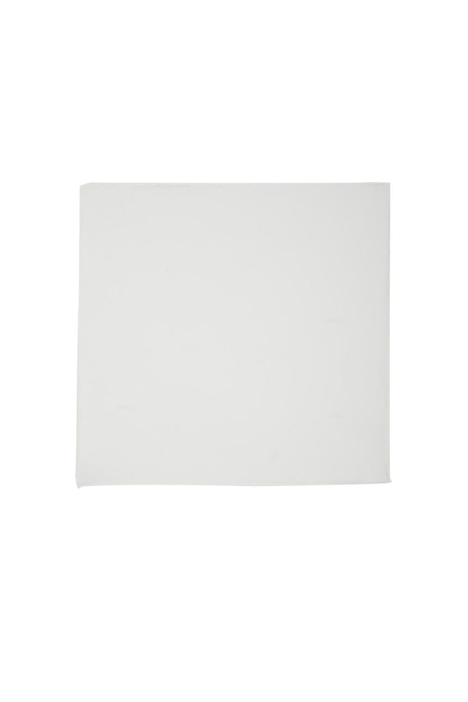 Tuxedo White. Pocket Square - MIB