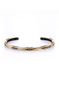Vintage Gold-Tone Metal Cuff Bracelet