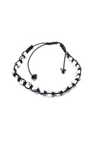 White Hematite Cube Beads Bracelet - MIB