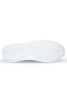 White rubber sole with a herringbone tread pattern.