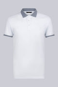White Regular Fit 100% Cotton Polo T-Shirt